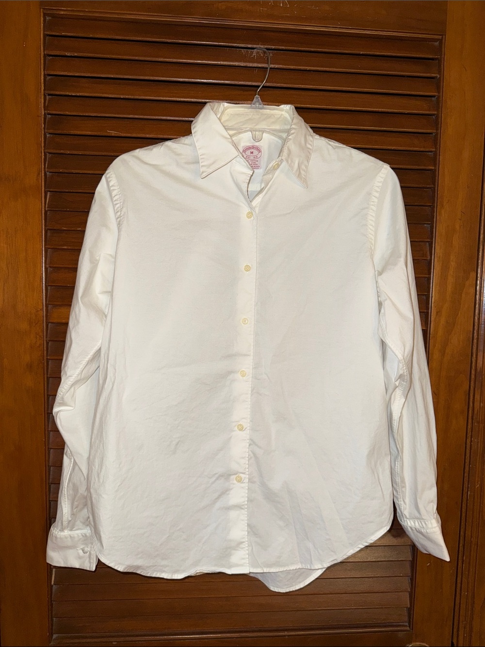 Brooks Brothers White Button-Down Dress Shirt